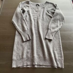 AQUA Cashmere Mini Dress Sweater Medium 100% Cashmere Quiet Luxury Soft Capsule